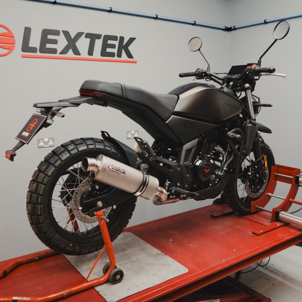 Lextek Stainless Steel OP1 Full Exhaust System for Lexmoto RSS 125 (22-24)
