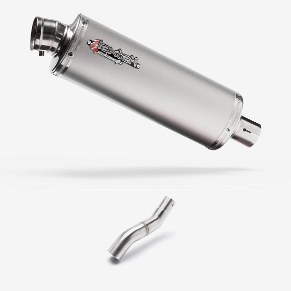 Lextek Stainless Steel OP1 Exhaust 350mm for Honda CBR500R (22-24) with Link Pipe