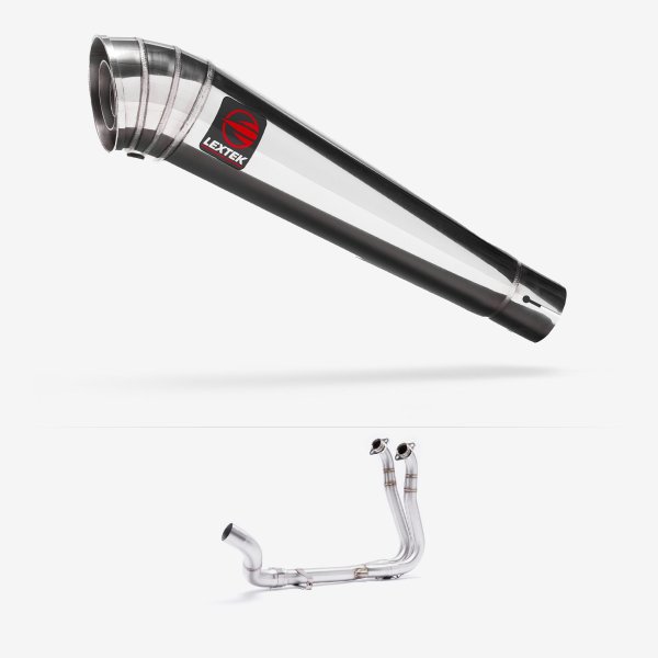 Lextek Stainless Steel MP4 Full Exhaust System for Suzuki GSX-8S (23-24)