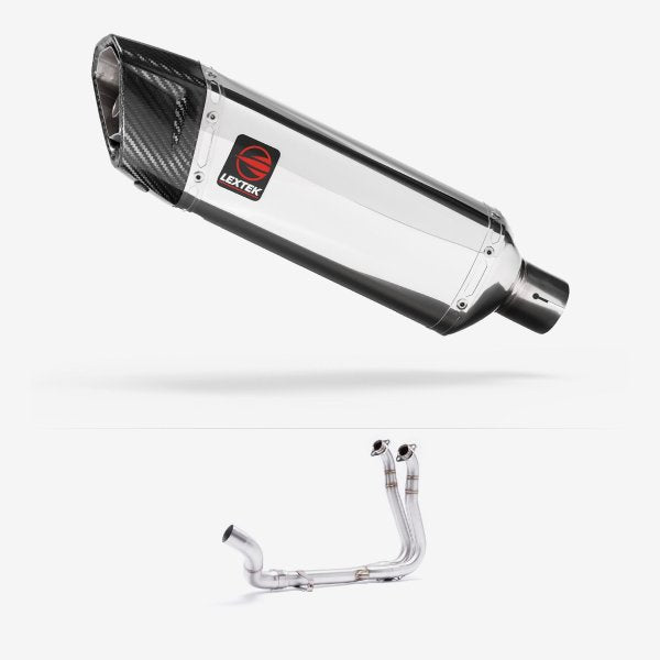 Lextek Stainless Steel SP4 Full Exhaust System for Suzuki GSX-8S (23-24)