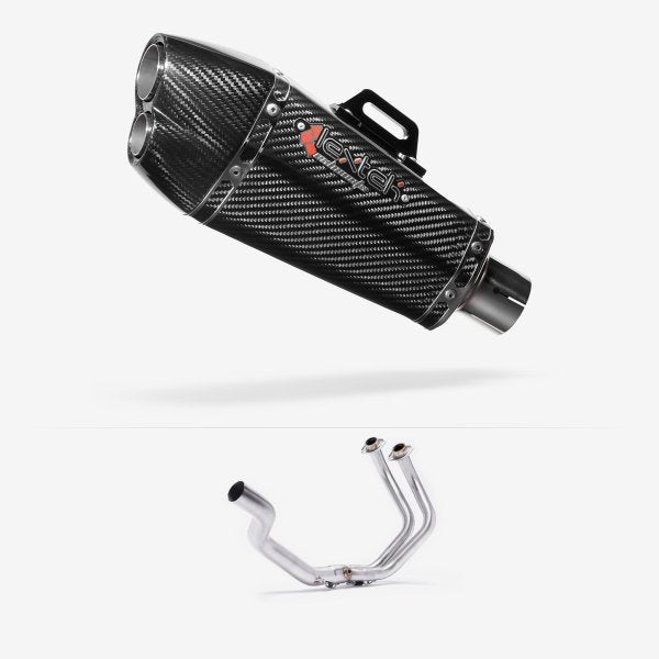 Lextek Stainless Steel XP13C Full Exhaust System for Yamaha YZF-R7 (21-24) Pillion Mount