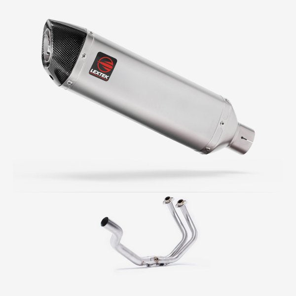 Lextek Stainless Steel VP1 Full Exhaust System for Yamaha YZF-R7 (21-24) Pillion Mount