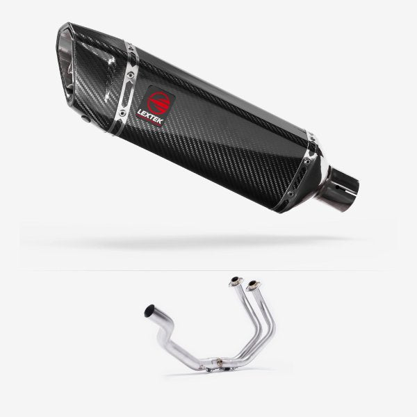 Lextek Stainless Steel SP9C Full Exhaust System for Yamaha YZF-R7 (21-24) Pillion Mount