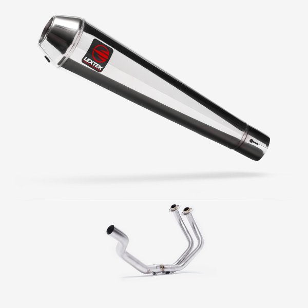 Lextek Stainless Steel OP8C Full Exhaust System for Yamaha YZF-R7 (21-24) Pillion Mount