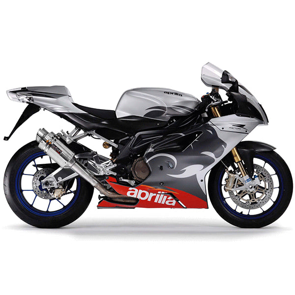 Lextek YP4 S/Steel Stubby Exhaust 200mm with Link Pipes