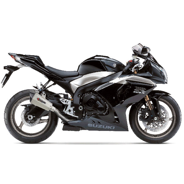 Lextek XP10 Matt S/Steel Exhaust 210mm with De-Cat Link Pipe for Suzuki GSXR 1000 (09-11)
