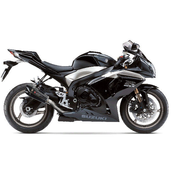 Lextek XP13C Carbon Fibre Exhaust 210mm with De-Cat Link Pipe for Suzuki GSXR 1000 (09-11)