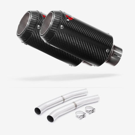 Lextek CP8C Full Carbon Exhaust 150mm with Link Pipes for Suzuki GSX 1300 R Hayabusa (08-17)