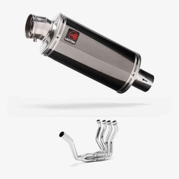 Lextek OP16 Dark Tint Stainless Exhaust System 250mm Single Sided