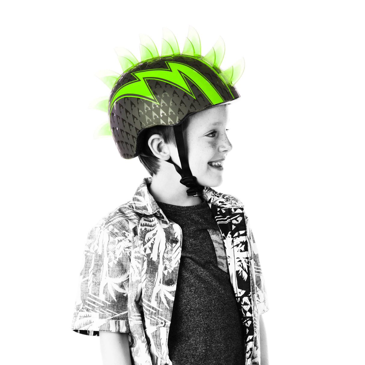 C-Preme Raskullz USB Rechargeable LED FS Child Helmet (5+ Years) - Bolt