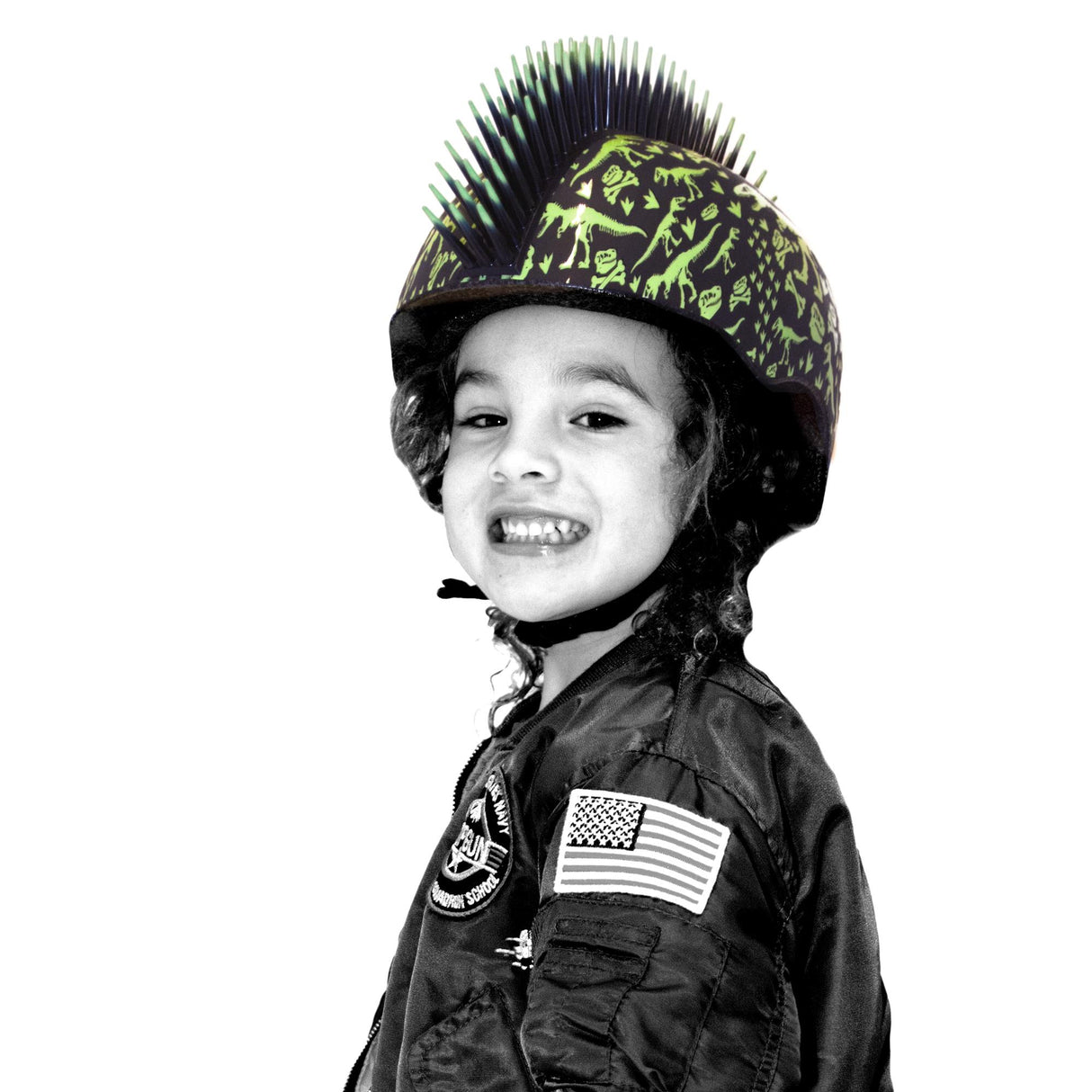 C-Preme Raskullz Toddler Helmet (3+ Years) - T-Rex Bonez Mohawk