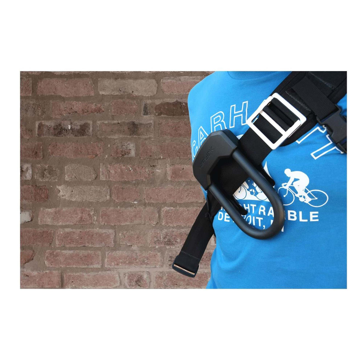 Hiplok D Lock Hardened Steel (Silver Sold Secure)