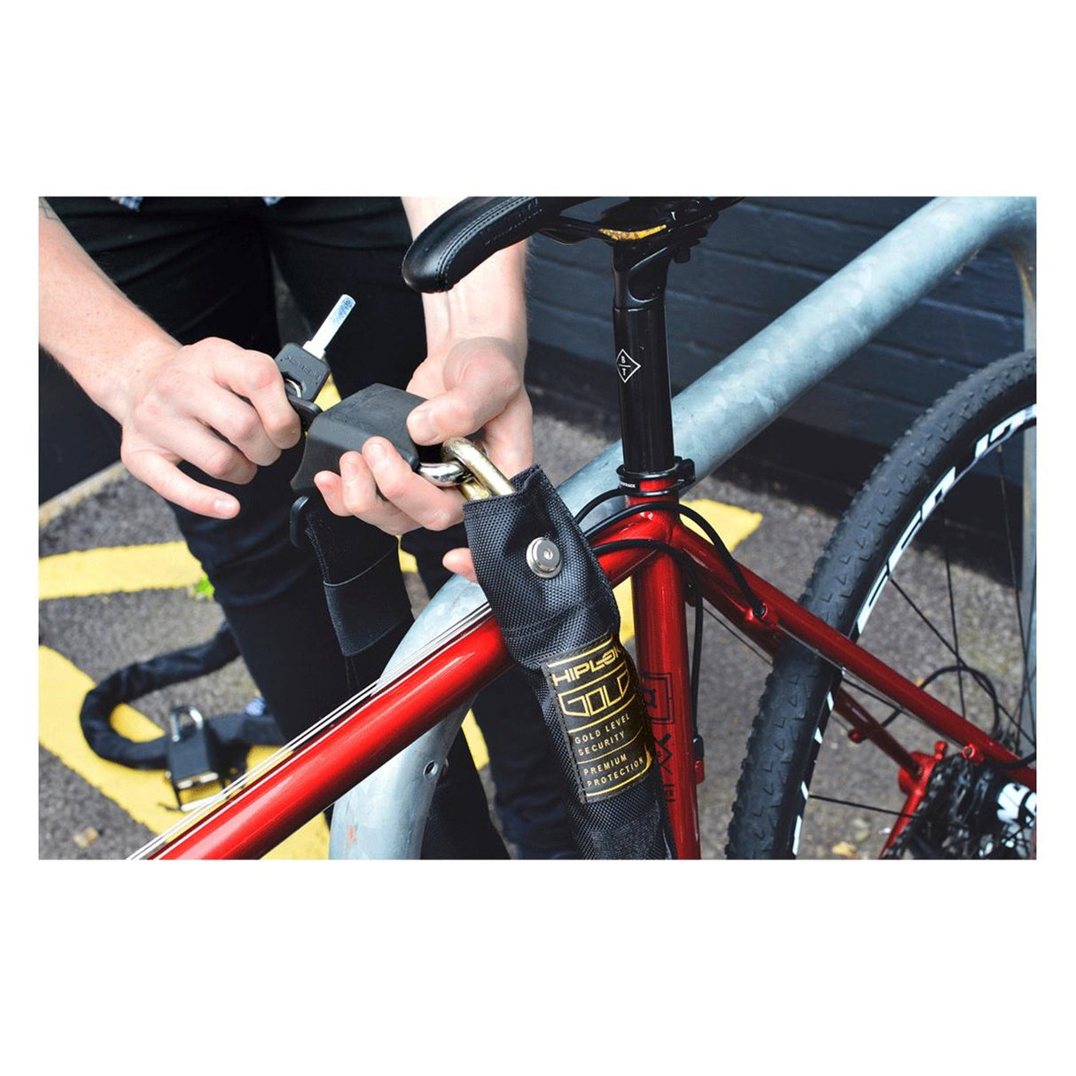 Hiplok Gold Wearable Chain Lock