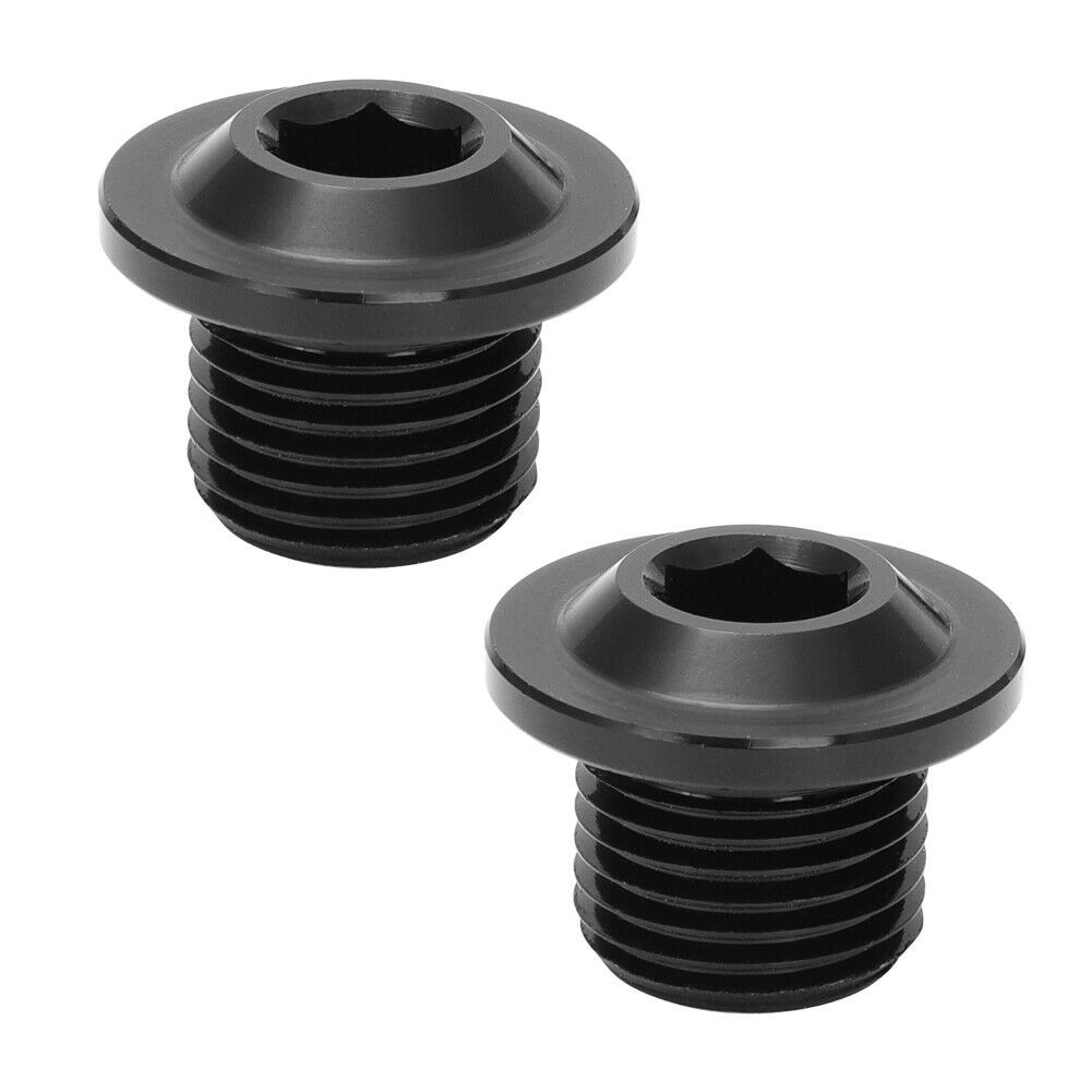 THRU-AXLE NUT PAIR ALUMINIUM DNM VOLCANO SUR-RON LIGHT BEE X