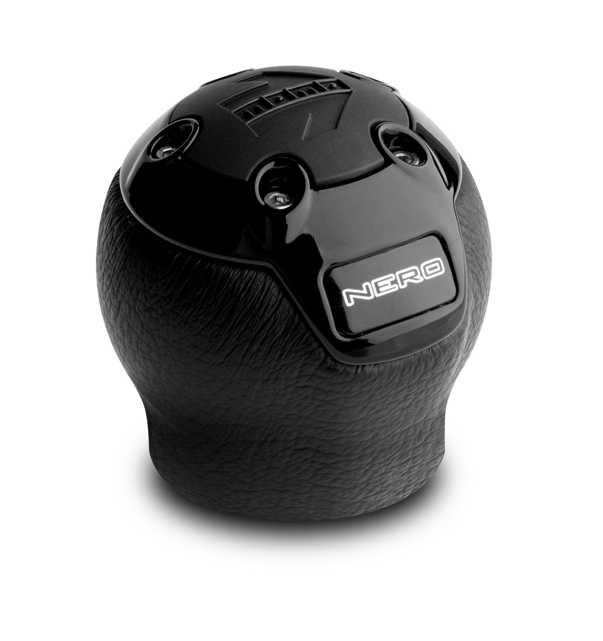Momo Nero Gear Knob - Black/Chrome Inserts (Lift Reverse)