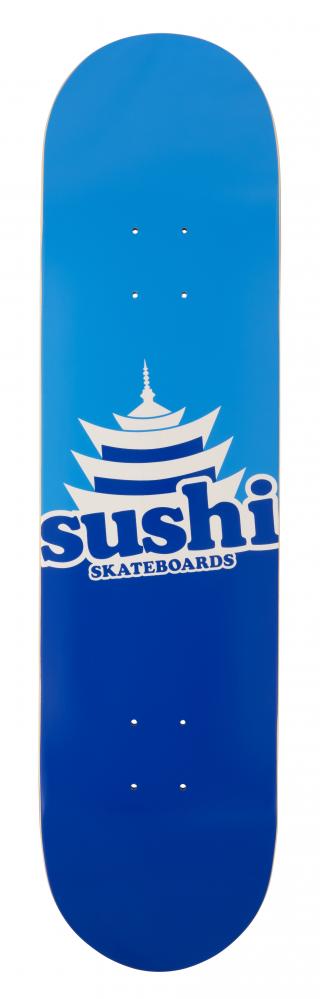 Sushi Deck Pagoda Logo Blue