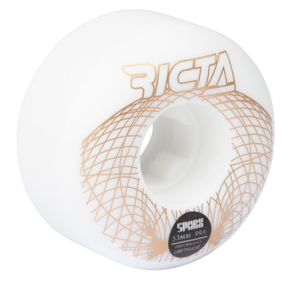 Ricta Wheels Wireframe Sparx 99a White 53mm
