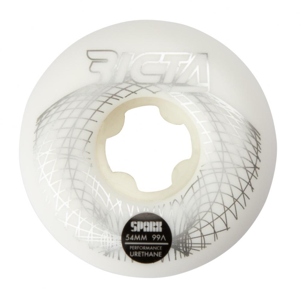Ricta Wheels Wireframe Sparx 99a White 54mm
