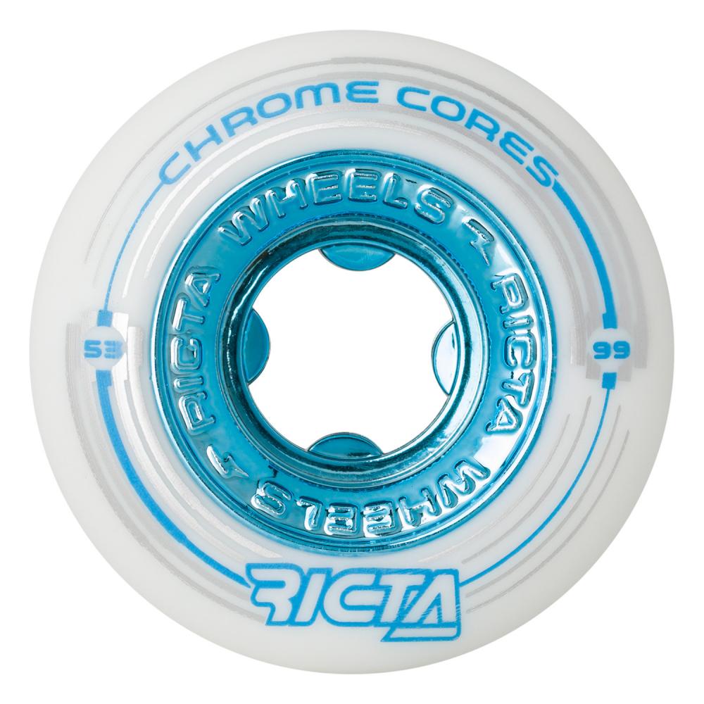 Ricta Wheels Chrome Core 99a White 53mm