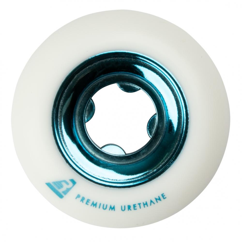 Ricta Wheels Chrome Core 99a White/Teal 54mm