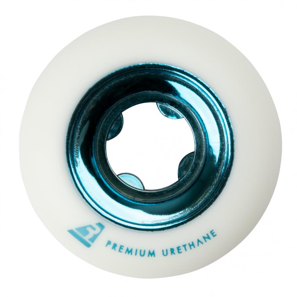 Ricta Wheels Chrome Core 99a White/Teal 53mm