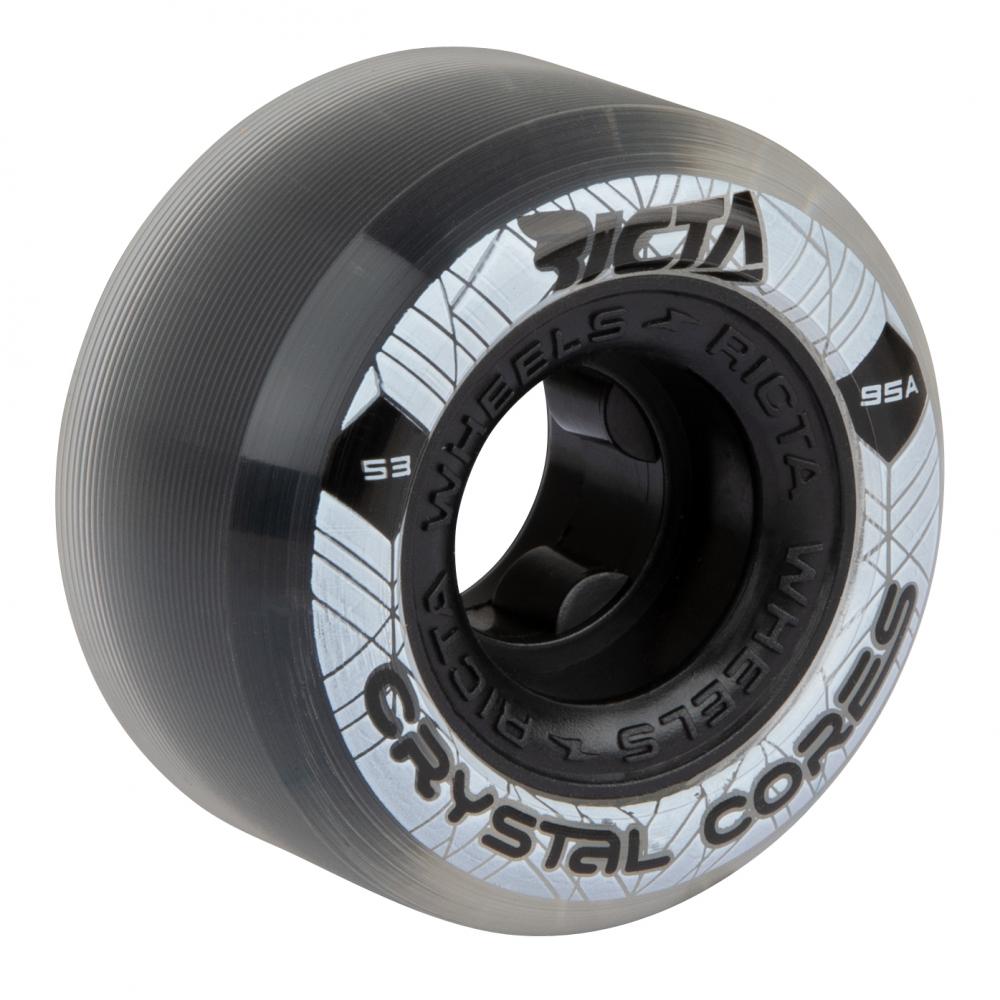 Ricta Wheels Crystal Cores 95a Black/Clear 53mm