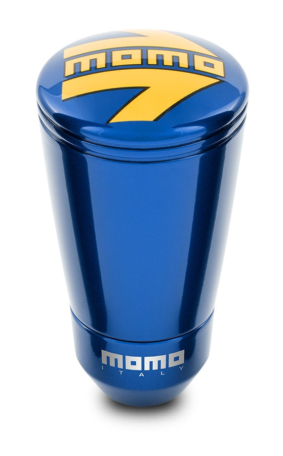 Momo SK50 Gear Knob - Glossy Blue Aluminium