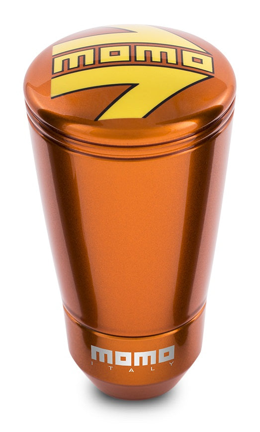 Momo SK50 Gear Knob - Glossy Orange Aluminium