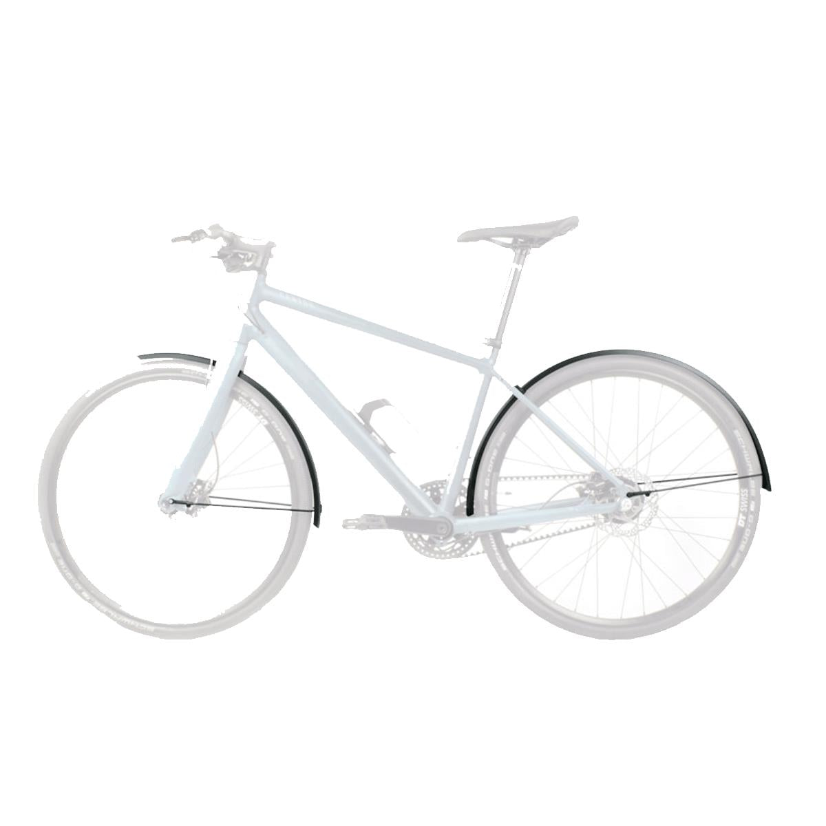 SKS Edge AL 27.5"/28" 46mm Matt Black Aluminium Mudguard Set