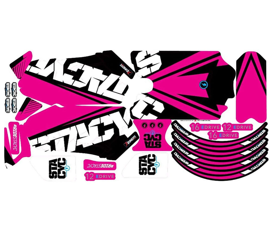 Stacyc Bike Graphics Kit (for 12 and 16 Bikes)