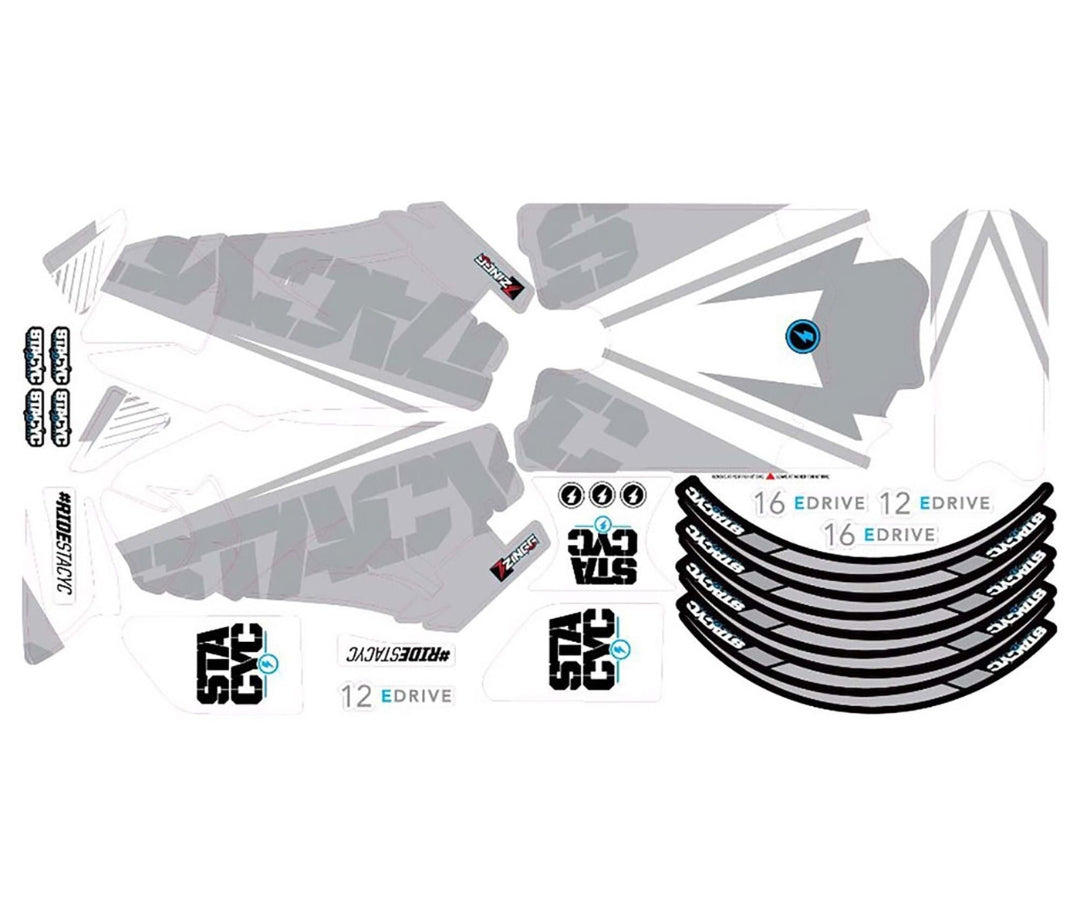 Stacyc Bike Graphics Kit (for 12 and 16 Bikes)