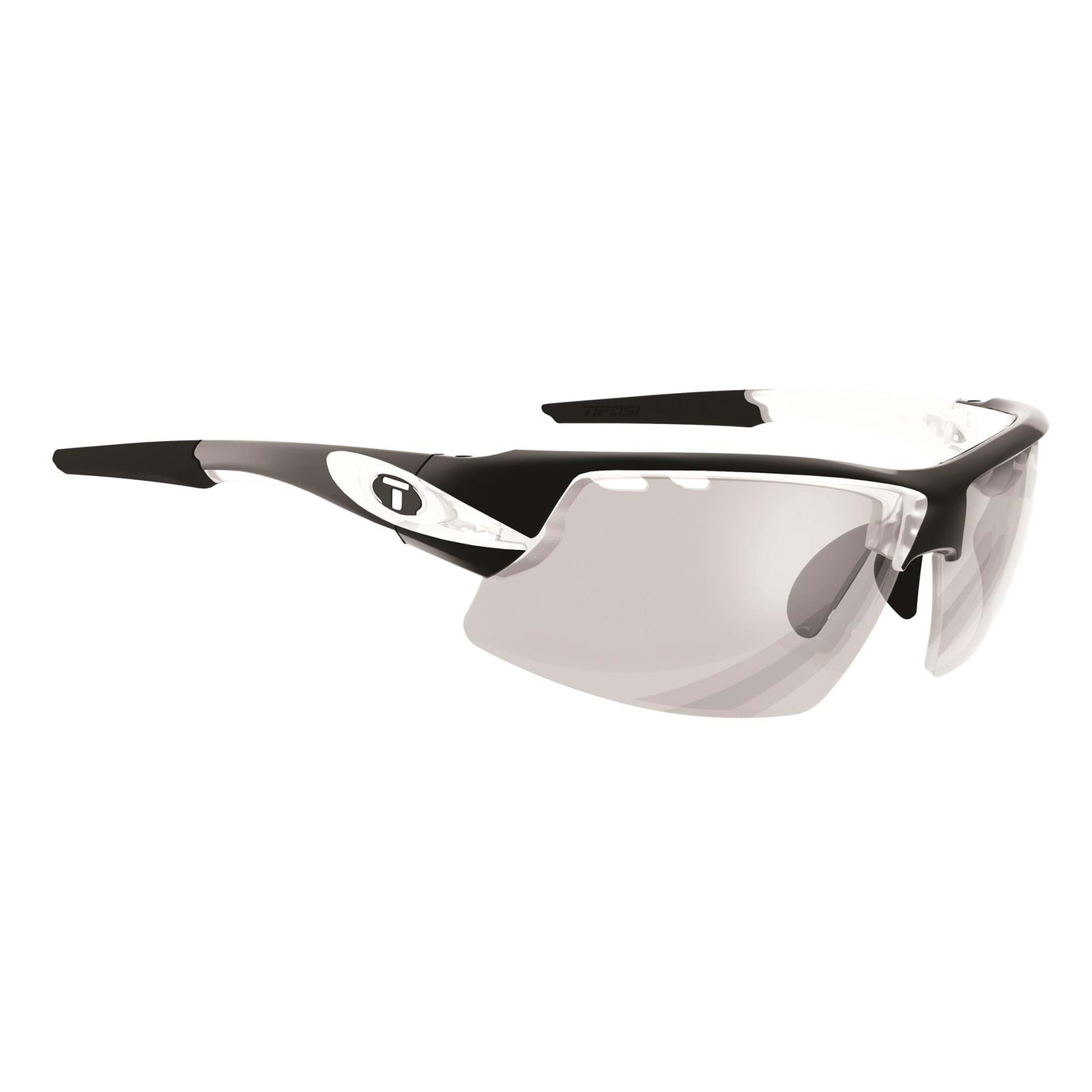 Tifosi Crit Crystal Black Fototec Light Night Lens Sunglasses
