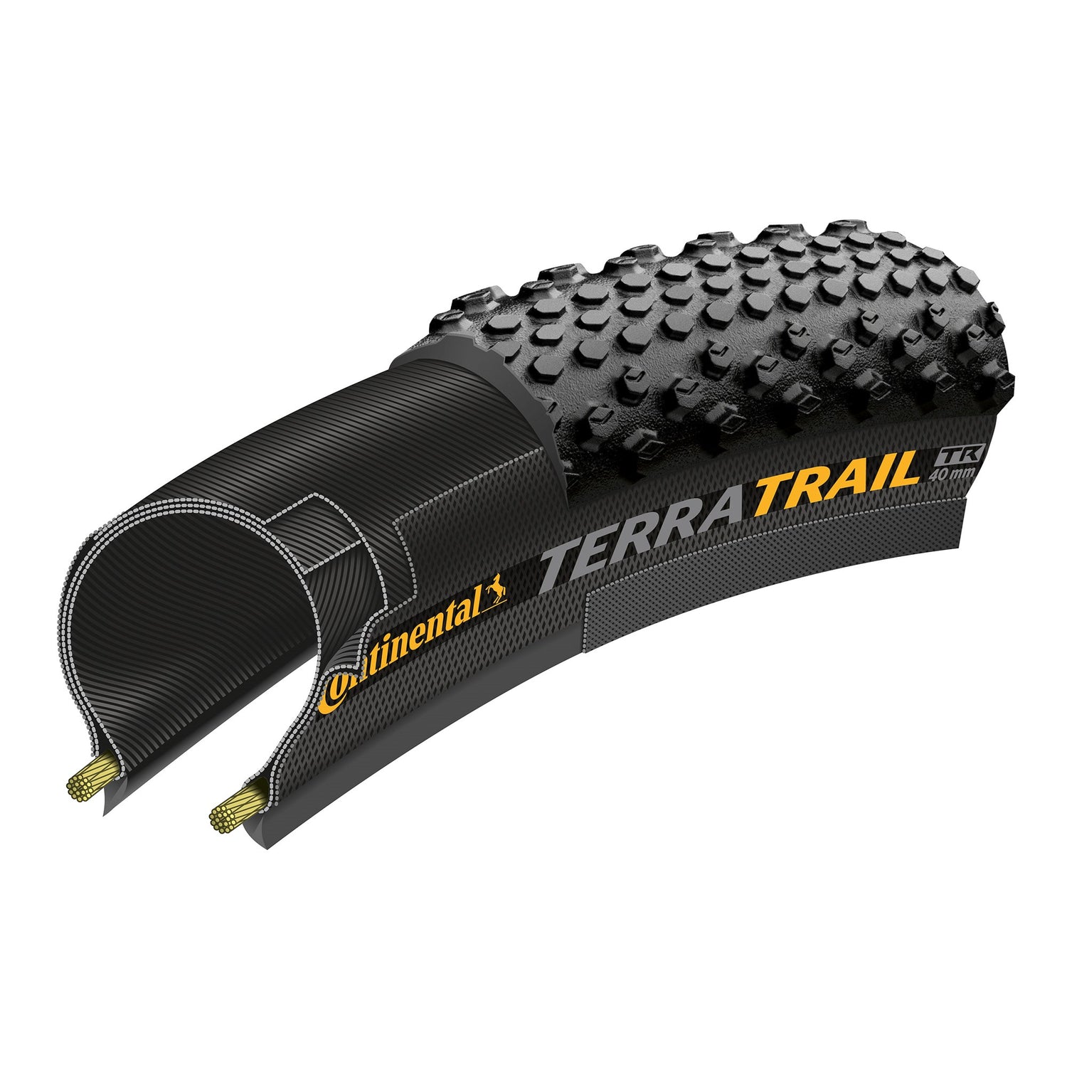 Continental Terra Trail Protection Tyre - Foldable Blackchili Compound