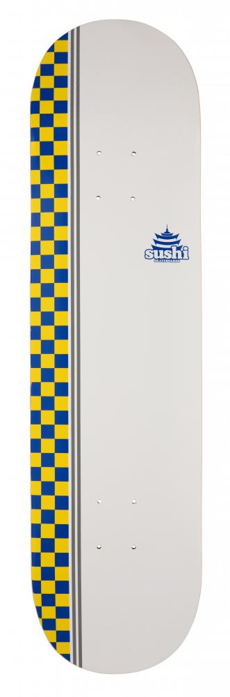 Sushi Deck Checker Logo White