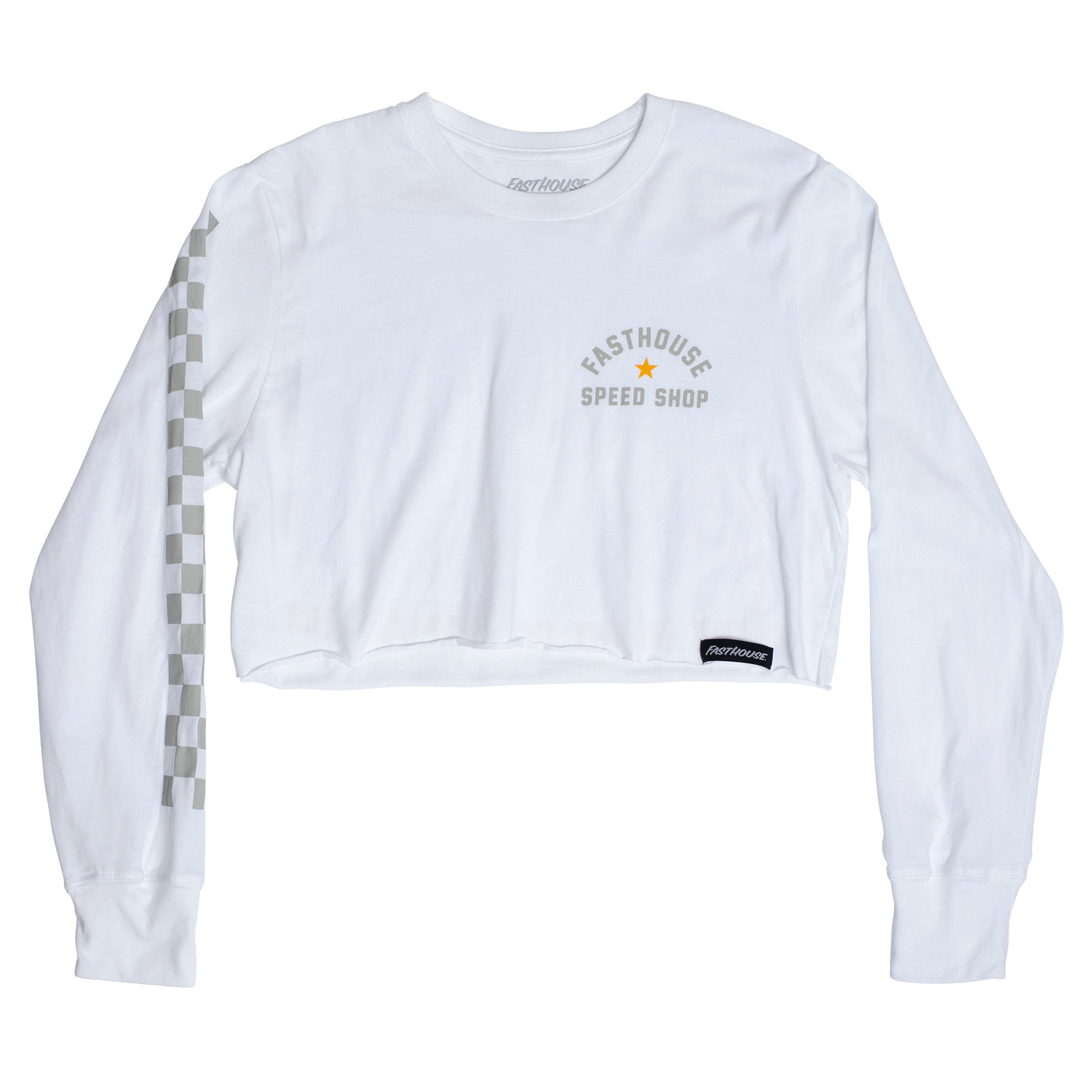 Fasthouse Womens Star LS Crop Tee