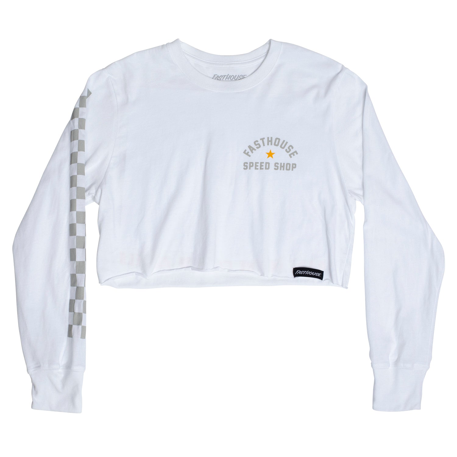 Fasthouse Womens Star LS Crop Tee