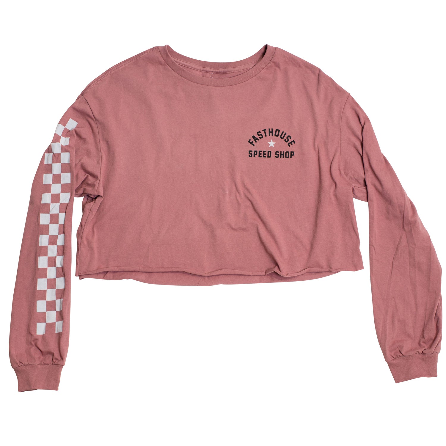 Fasthouse Womens Star LS Crop Tee