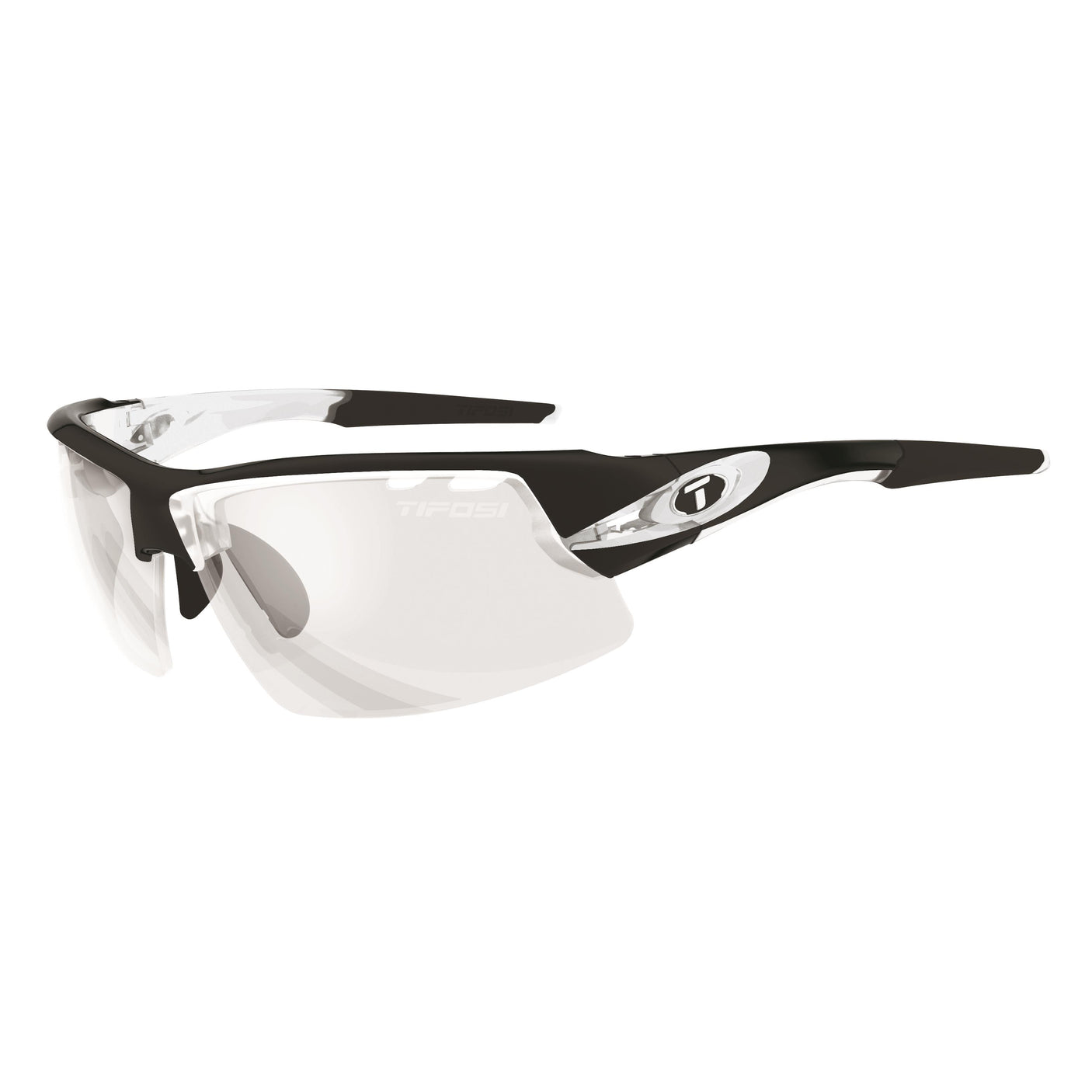 Tifosi Crit Crystal Black Fototec Light Night Lens Sunglasses