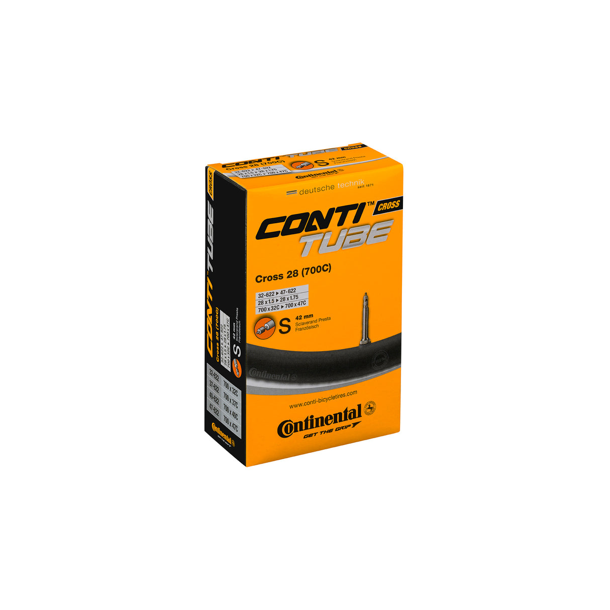 Continental Cross Tube - Presta 42mm Valve