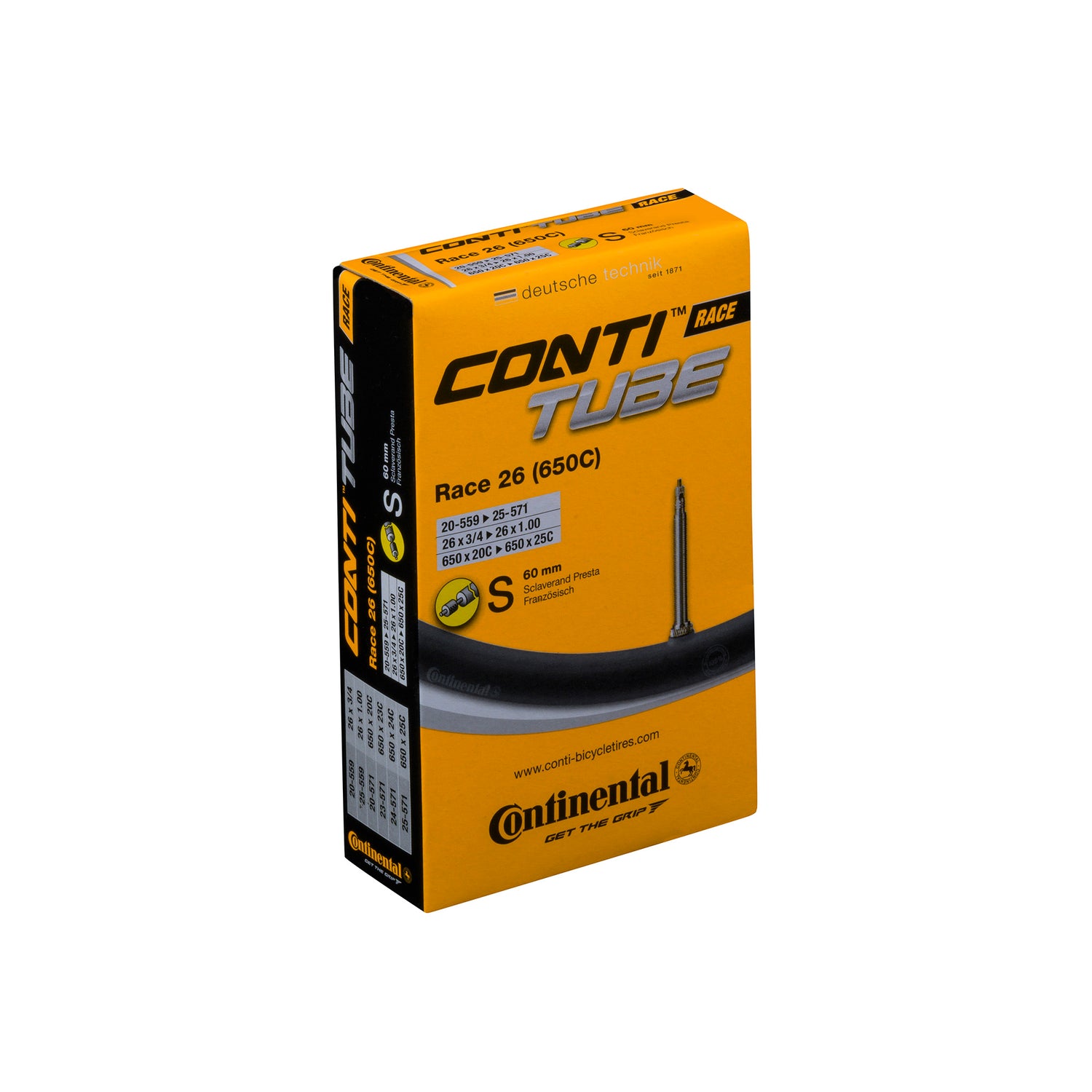 Continental Race Tube - Presta 60mm Valve