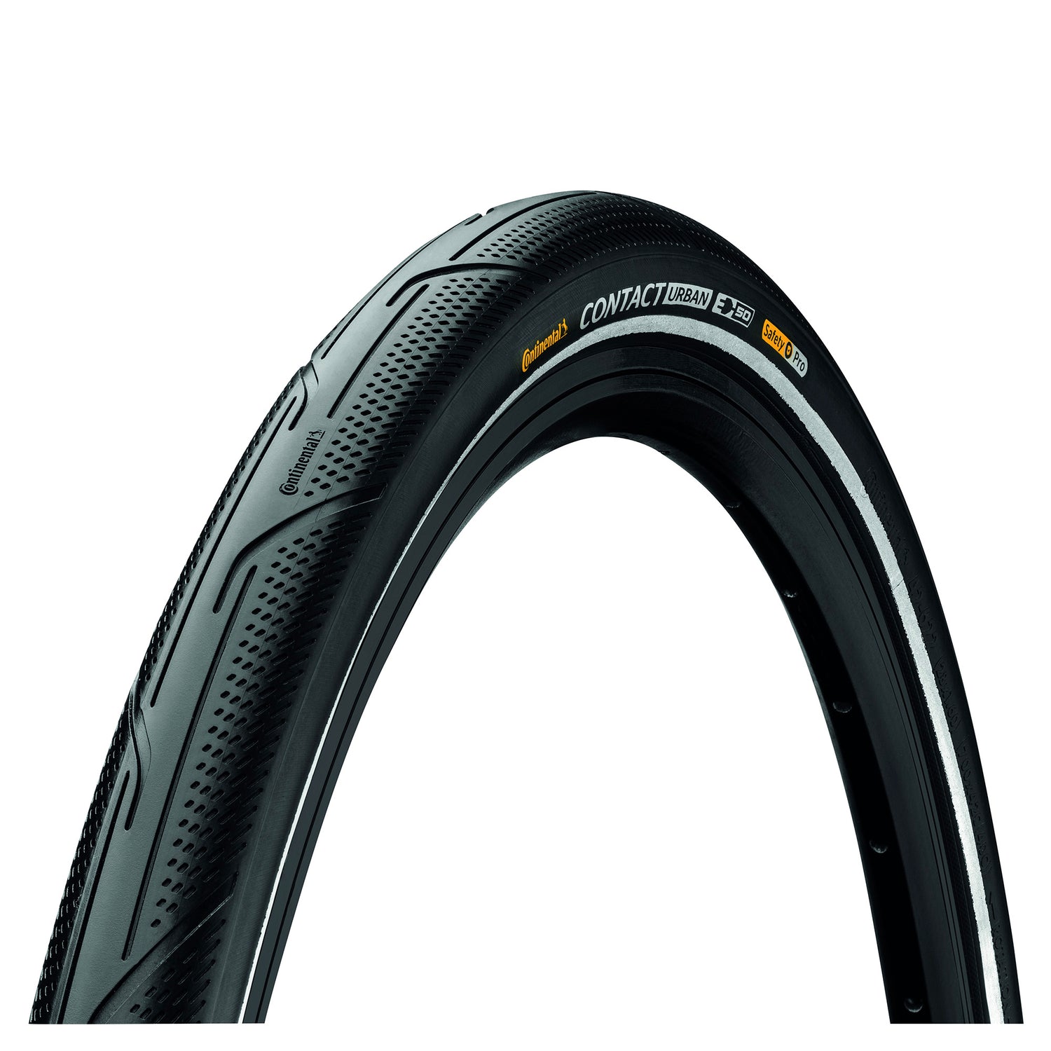 Continental Contact Urban Reflex Tyre - Wire Bead Puregrip Compound