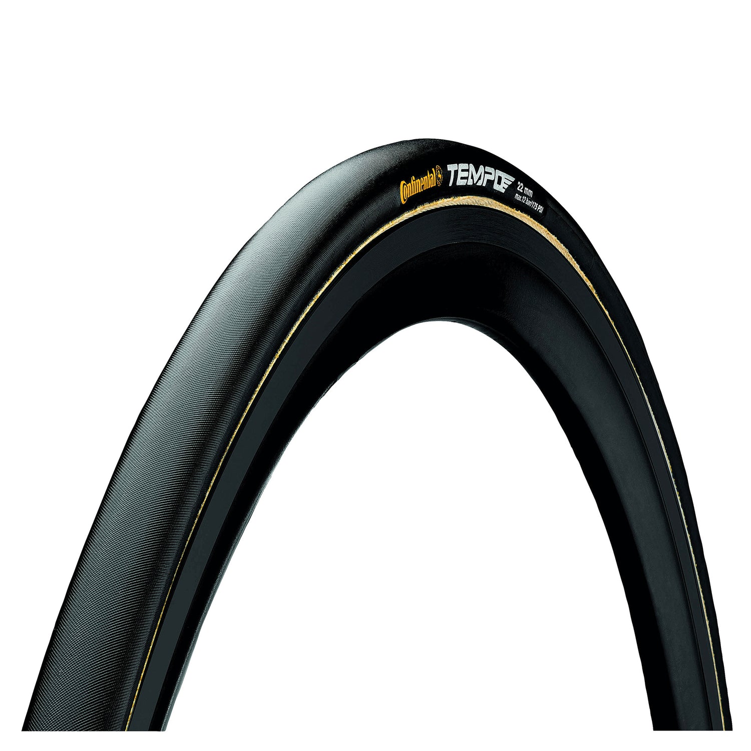 Continental Tempo II Tyre - Tubular Blackchili Compound