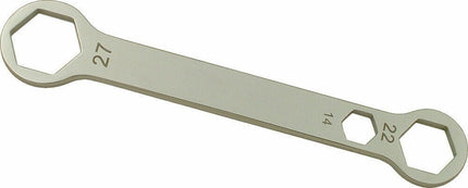 Axle Spark Plug Combo Wrench Spanner 14mm 22mm 27mm