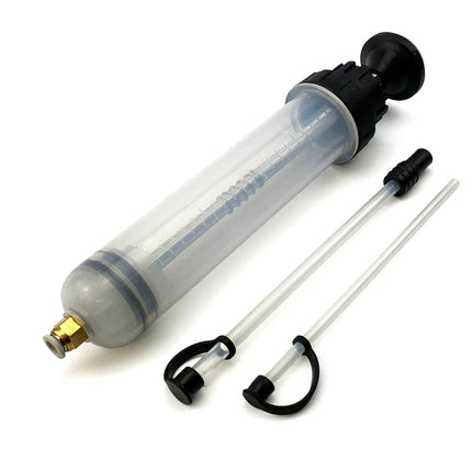 Heavy Duty Hydraulic Brake Bleeder, 200ml Syringe & Hose With Adapters