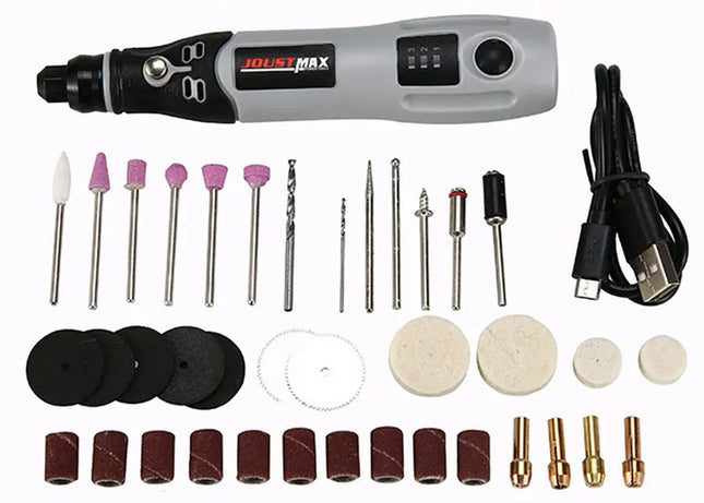 Portable Electric Die Grinder 40pcs Rotary Dremel Tool With Heads