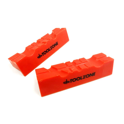Magnetic Soft Vice Jaws 4 Tpu Multi Groove Non-marking - Toolzone KDPVC047