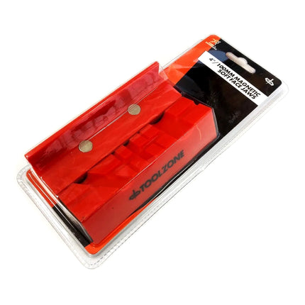 Magnetic Soft Vice Jaws 4 Tpu Multi Groove Non-marking - Toolzone KDPVC047
