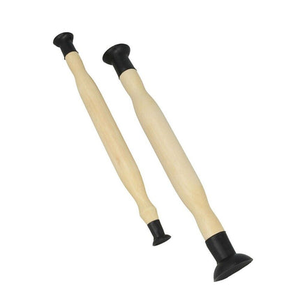 Wooden Hand Valve Lapping Grinding Tool Set 35/28 & 16/21