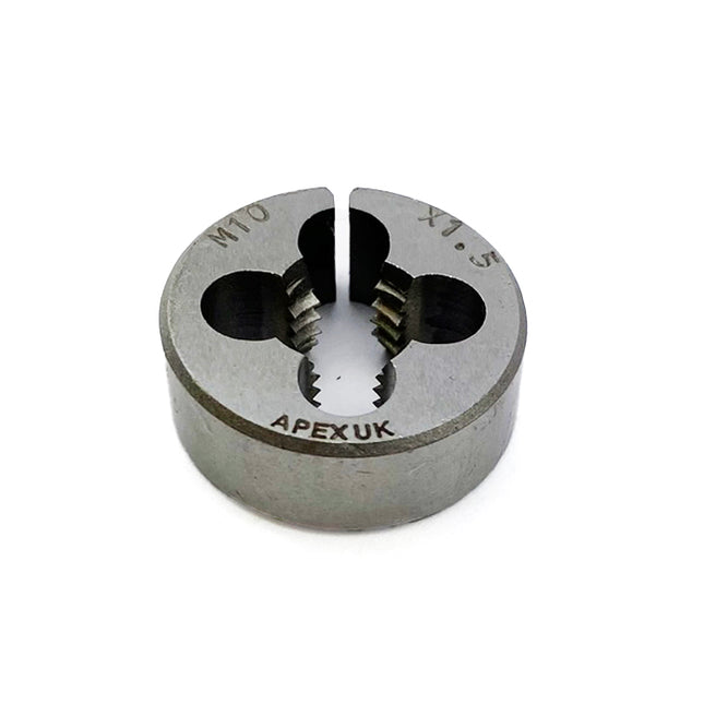 Die Circular M10x1.5 C/steel Each, 1'' Die / Made In The Uk / Top Quality, / Each