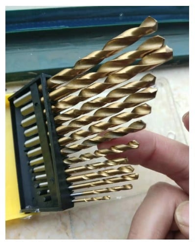 Titanium Twist Drill Bit Set 1.5mm - 6.5mm 13PCS